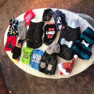 Lot of Dog clothes